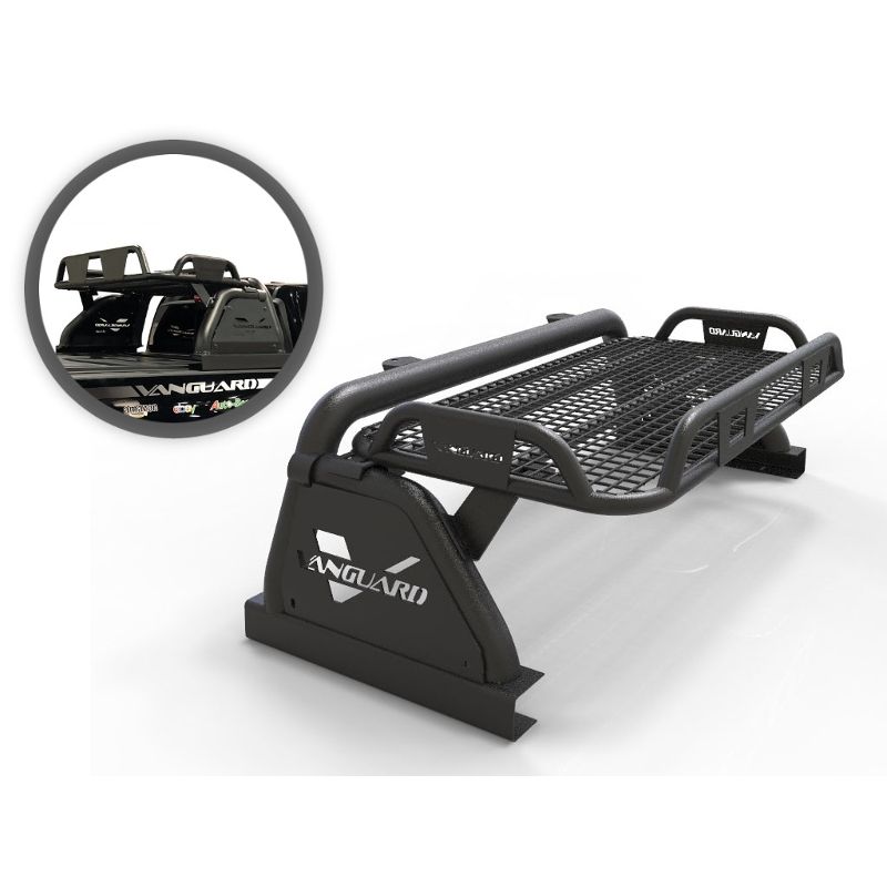 Vanguard VGRB-1974BK-LED Black Powdercoat Raven Bed Bar 2.5in Cube LED Light Kit